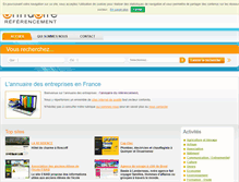 Tablet Screenshot of annuaire.very-utile.com